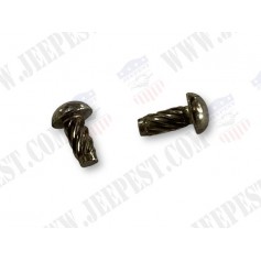 RIVET FIXING FRAME DATA PLATE (SET OF 2)
