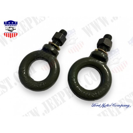 BOLT EYE PINTLE HOOK JEEP GPW (SET OF 2)