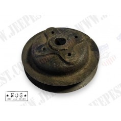PULLEY WATER PUMP 6V JEEP "SLAT GRILL" NOS NET