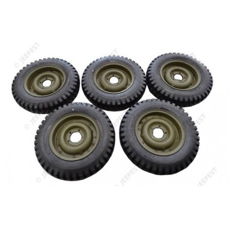 WHEELS COMBAT ASSY SPEEDWAY TIRES (SET OF 5) NET