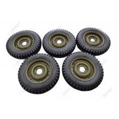 WHEELS COMBAT ASSY SPEEDWAY TIRES (SET OF 5) NET