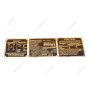DATA PLATES EARLY WILLYS BRASS (SET OF 3)