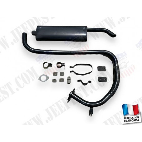 EXHAUST LINE OVAL COMPLETE JEEP (SET)