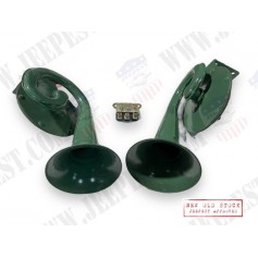 HORN HEAVY VEHICLES 6V USA (PAIR) NET