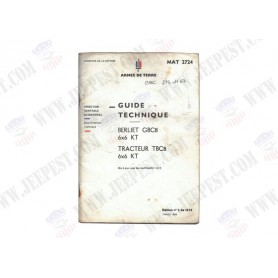 TECHNICAL MANUAL BERLIET GBC8/TBC8