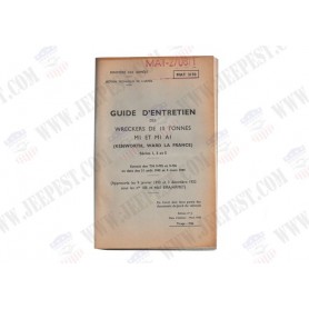 MAINTENANCE MANUAL WRECKERS WARD LA FRANCE