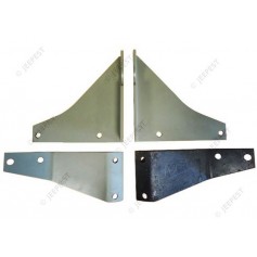 BRACKETS FRONT BUMPER W/O WINCH DODGE (SET OF 4)