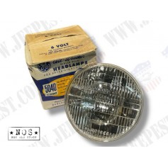 BULB HEADLIGHT SEALED BEAM 6V NOS NET