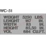 STENCIL"SHIPPING WC51"STICKER