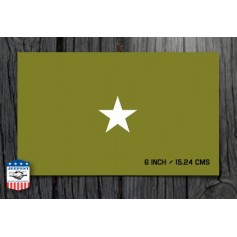 STAR 6 INCH STENCIL STICKER