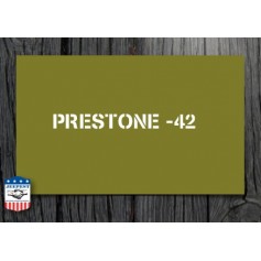 POCHOIR "PRESTONE 42" MASQUE AUTOCOLLANT