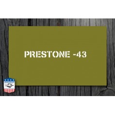 POCHOIR "PRESTONE 43" MASQUE AUTOCOLLANT