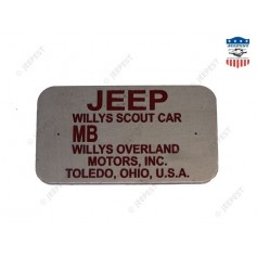PLAQUE IDENTIFICATION CHASSIS LATE (SUP 08.1944)