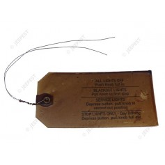 ETIQUETTE INTERRUPTEUR TIRETTE "LIGHT SWITCH"