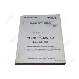 LIST SPARES PARTS DODGE 6X6 G-507
