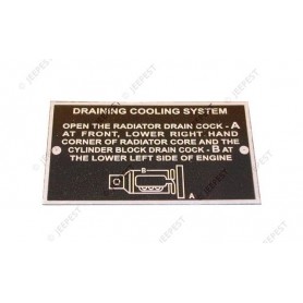 PLATE DATA DRAINING COOLING