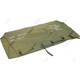 BACHE JEEP WW2 CANVAS USA + STENCILS