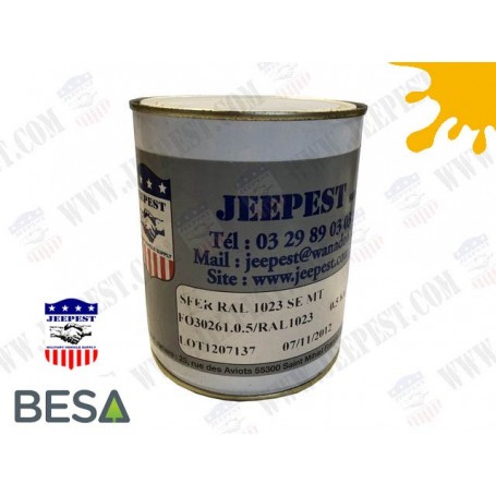 PAINT YELLOW MAT (0.5KG)