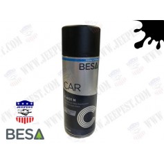 PAINT AEROSOL CAN BLACK HIGH TEMP (0.4L)