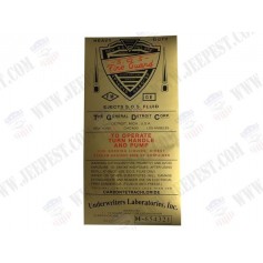 STICKER FIRE EXTINGUSHER FIRE GUARD TYPE