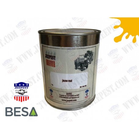 PEINTURE JAUNE MAT /KG NET