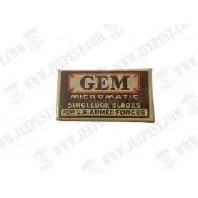 BLADES RAZOR GEM US ARMED FORCES