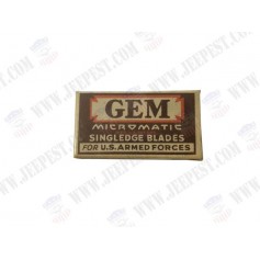 BLADES RAZOR GEM US ARMED FORCES