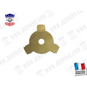 PLAQUE LAITON SUPERIEURE AVERTISSEUR DODGE