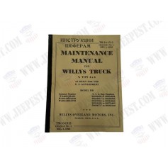 LIVRE MAINTENANCE MANUAL JEEP MB