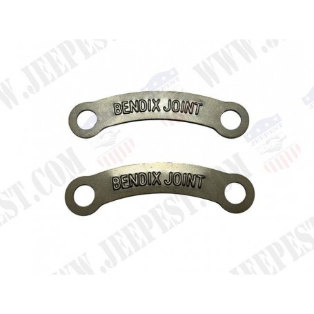 PLATES INSTRUCTION  SHAFT BENDIX (SET OF 2)