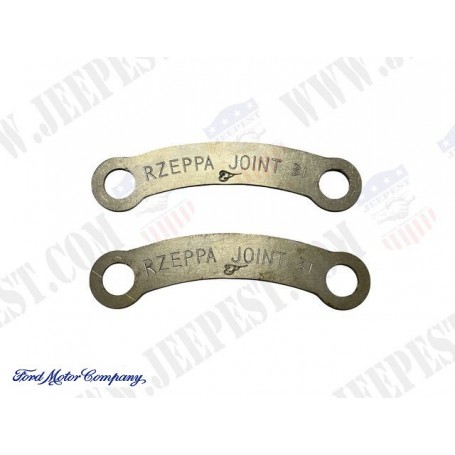 PLATE IDENTIFICATION SHAFT RZEPPA FORD (SET OF 2)