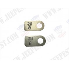 PLATE RATIO 39-8 FRONT&REAR AXLE MB (SET OF 2)